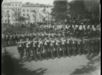 Parade Of Marines, U.S. Cruiser, `Brooklyn` [1898]